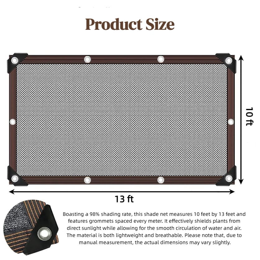 ☀️ 98% UV-Blocking Sunshade Net – Ultimate Outdoor Protection-3