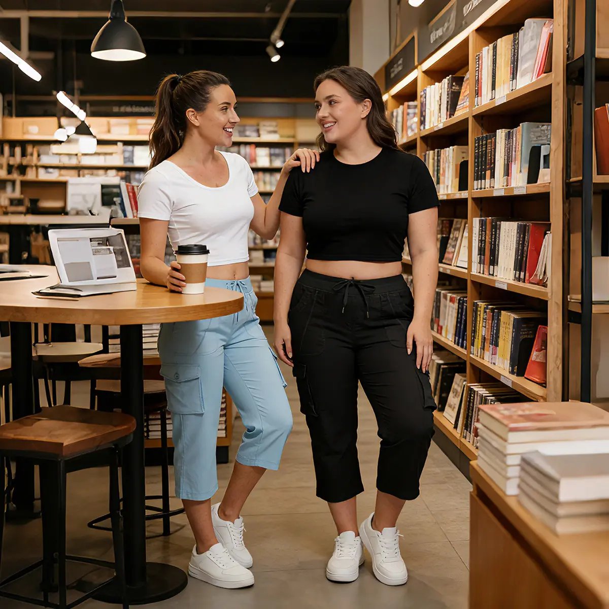 Women's Lightweight Hiking Capris: Quick-Dry, 6 Pockets, Loose Fit