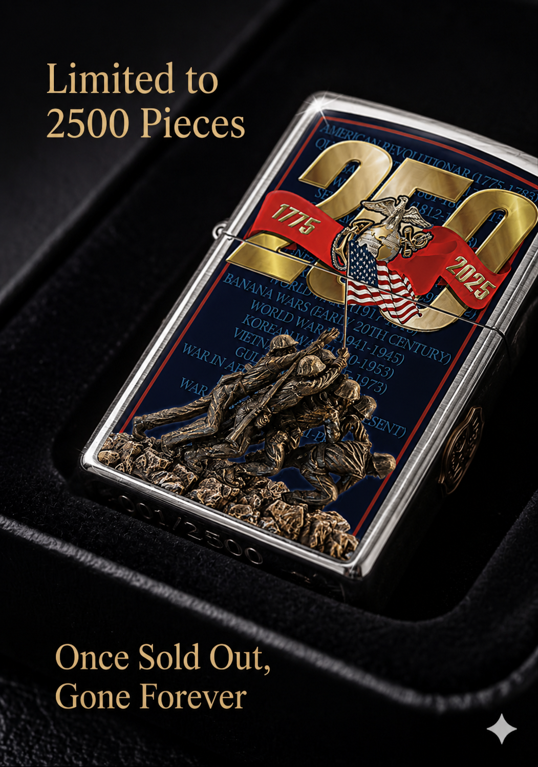 ⚡️Last Day 49% OFF -🎁USMC Lighter Tribute Collection(BUY 2 FREE SHIPPING)