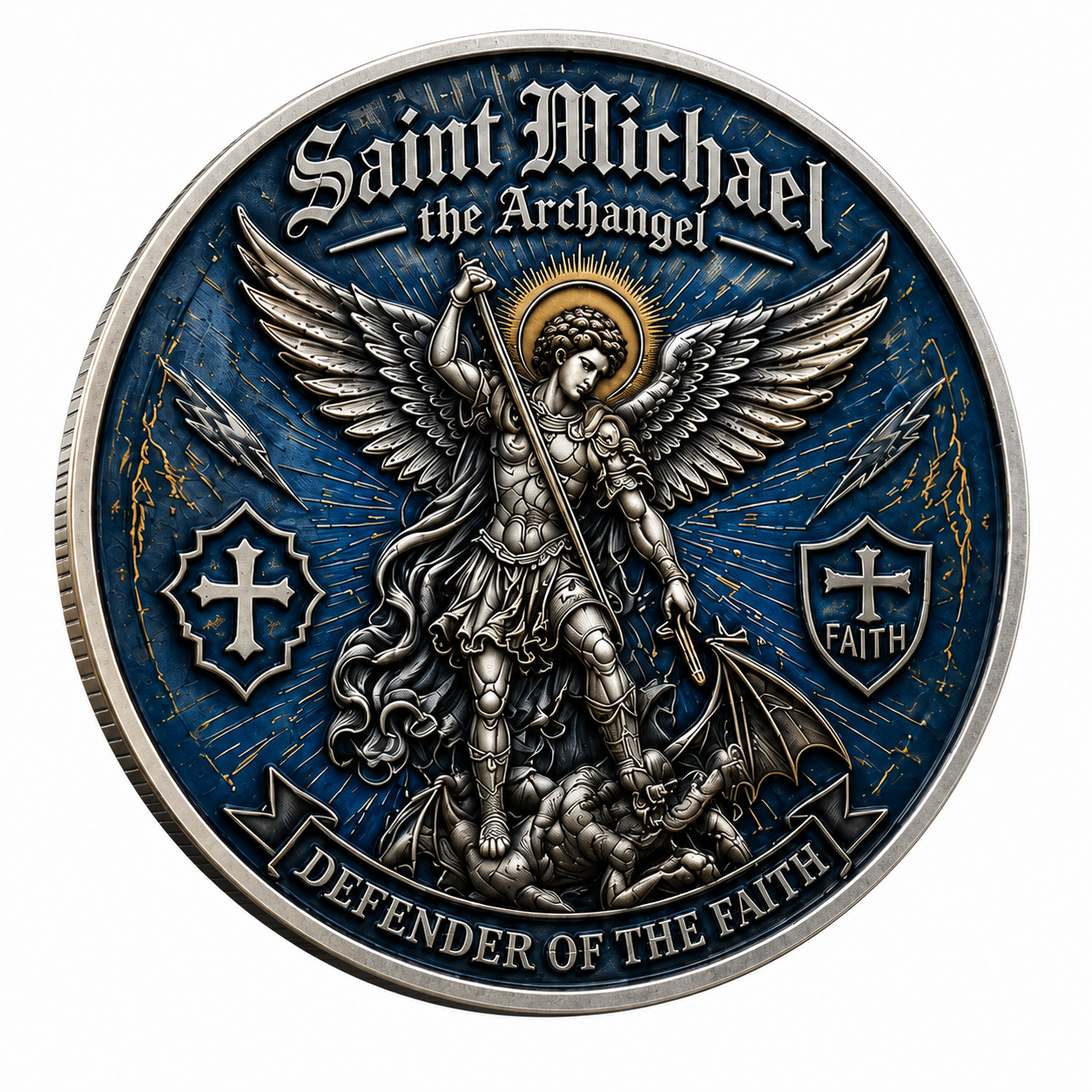ST. MICHAEL — CARRY A REMINDER OF PROTECTION, COURAGE & FAITH
