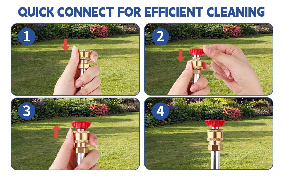 🔥Last Day 49% OFF - 🛠️2026 Upgraded Heavy-Duty Jet Nozzle Power Washer for Garden Hose