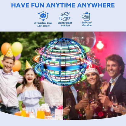 🛸 Hottest Cosmic Fly Orb Ball - Boomerang Hover & Galaxy Spin Effect Drone Toy, Outdoor Fun Gift