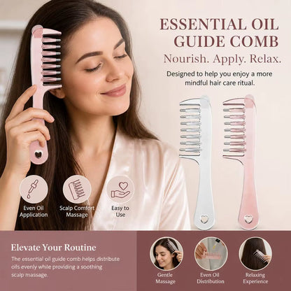 💧Scalp Oil Applicator Comb – Apply Serum Without Messy Hands