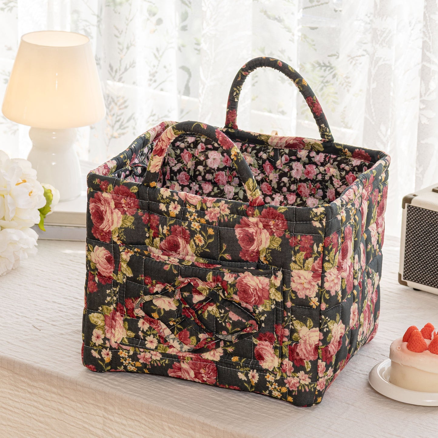 BUY 2 FREE SHIPPING🚗🧺Car storage basket with handle - foldable washable storage basket and multi-purpose fabric box