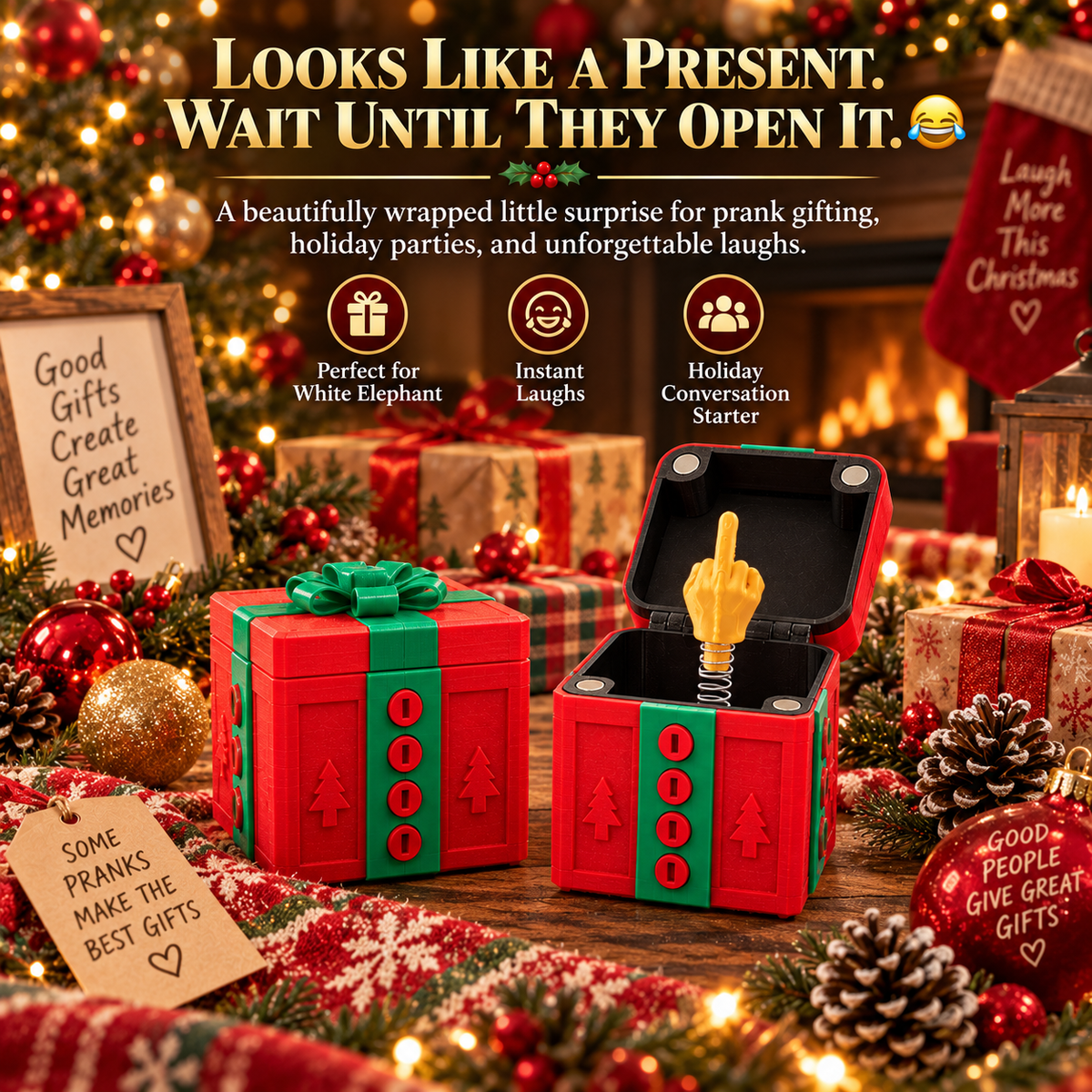 The Ultimate Surprise Prank Gift Box