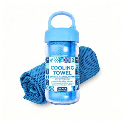 🎁Hot Sale Buy 1 Get 1 Free (Each only ＄9.99)🔥Cold Sweat Towel You Can Use Anywhere, Anytime! Reusable Soft Absorbent Cooling Portable