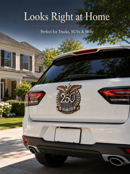 🇺🇸 250th Anniversary United States of America Metal Emblem Celebrate 250 Years of American Pride