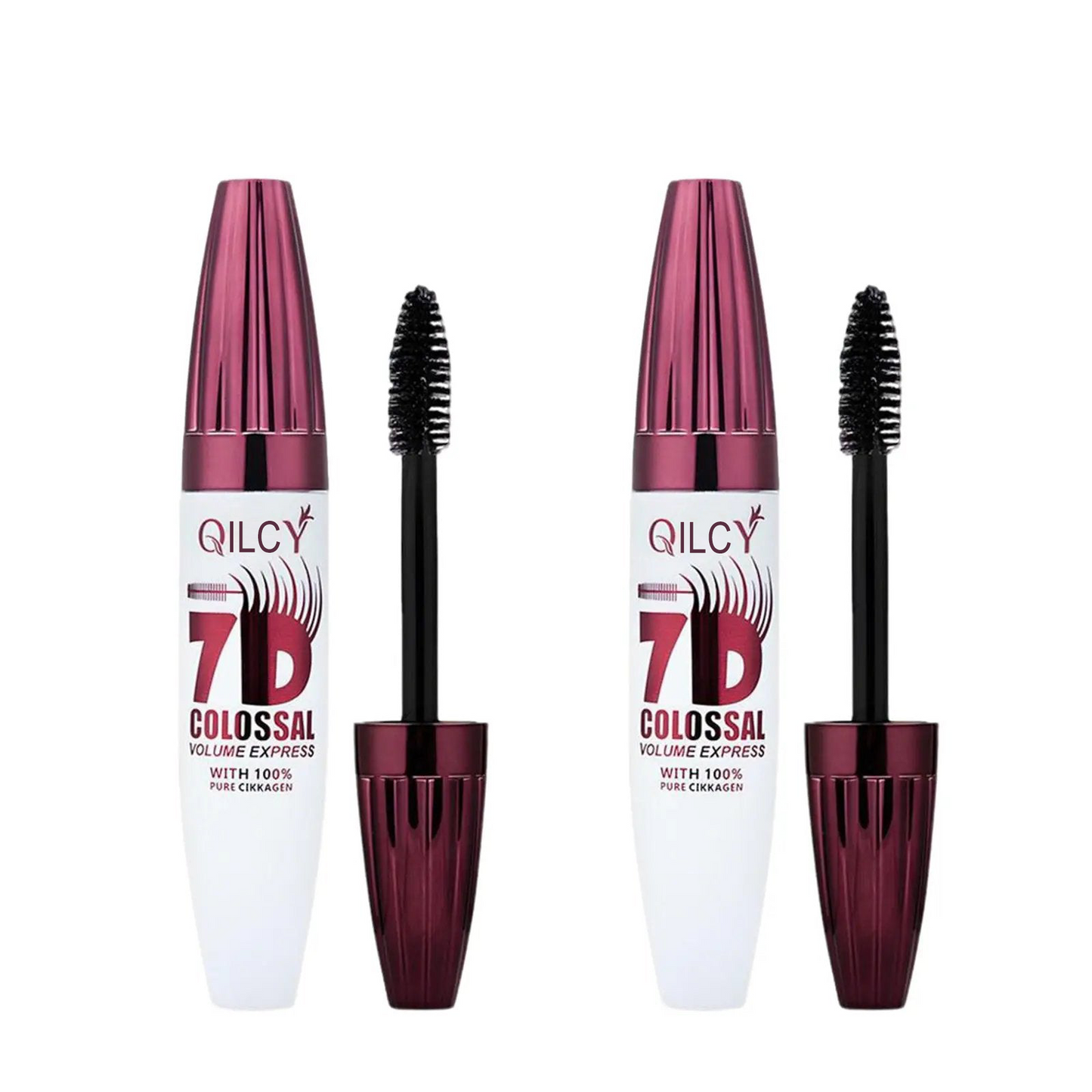 🎁Last Day ✨Women 7D Waterproof Volume Mascara | Long Lasting Curling Lashes Smudge Proof, Natural Volume Professional Eye Makeup Beauty