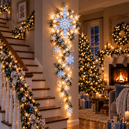 🔥Last Day 49% OFF🔥❄️ Giant Snowflake Blizzard Gofair™- Let the Snowstorm Glow Indoors