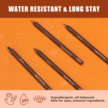 🔥🔥Hot Sale 49% OFF🔥24HR Waterproof Eyeliner Pencil with Built-in Sharpener, Smudge-Proof Long-Lasting Vegan Eye Makeup, Soft Tip Liner for Daily & Party Looks✏️