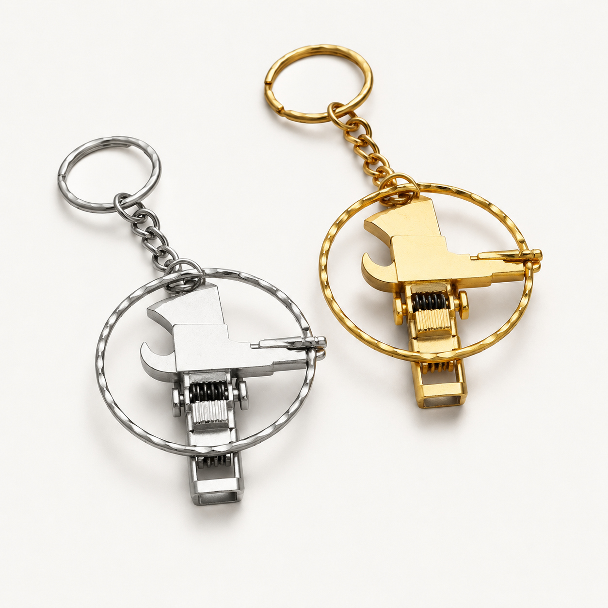 🔑MINI Bear Trap Keychain - That Works Fun Trick Mouse Trap