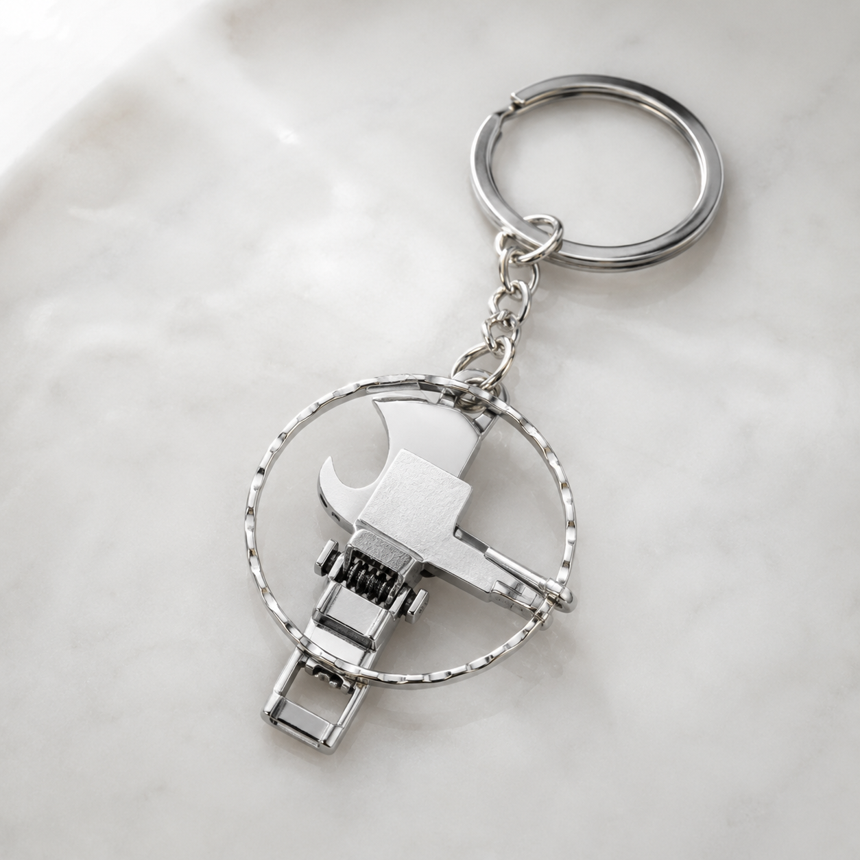 🔑MINI Bear Trap Keychain - That Works Fun Trick Mouse Trap