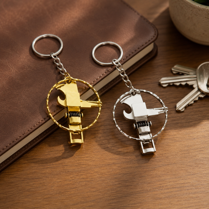🔑MINI Bear Trap Keychain - That Works Fun Trick Mouse Trap