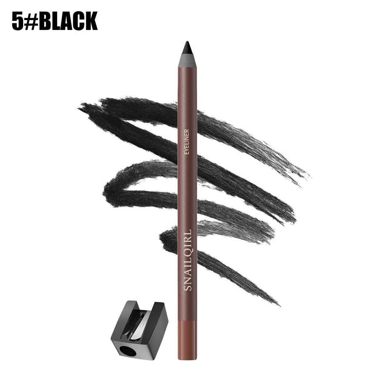 🔥🔥Hot Sale 49% OFF🔥24HR Waterproof Eyeliner Pencil with Built-in Sharpener, Smudge-Proof Long-Lasting Vegan Eye Makeup, Soft Tip Liner for Daily & Party Looks✏️