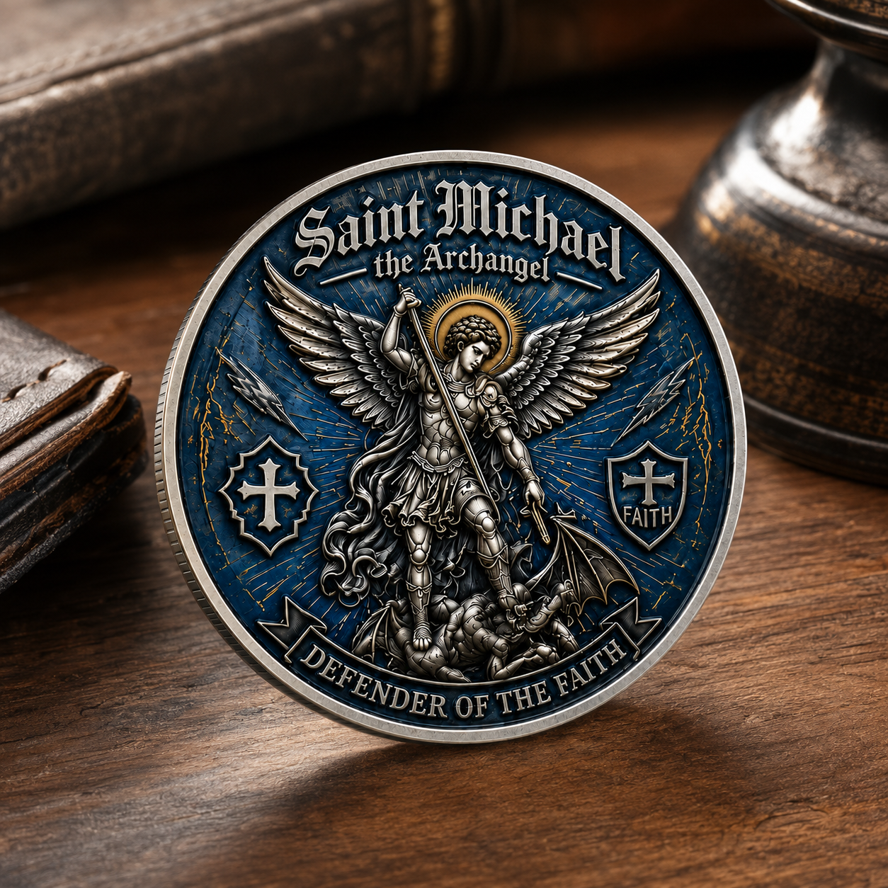 ST. MICHAEL — CARRY A REMINDER OF PROTECTION, COURAGE & FAITH