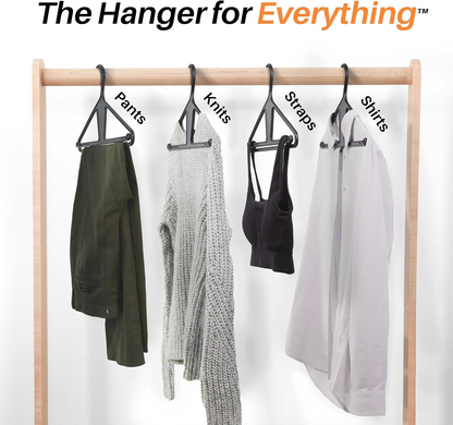 👚✨100% Recycled High-Strength Hangeroo Hanger - Heavy-Duty Non-Slip Hanger for All Clothes