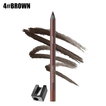 🔥🔥Hot Sale 49% OFF🔥24HR Waterproof Eyeliner Pencil with Built-in Sharpener, Smudge-Proof Long-Lasting Vegan Eye Makeup, Soft Tip Liner for Daily & Party Looks✏️