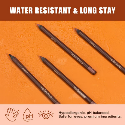 🔥🔥Hot Sale 49% OFF🔥24HR Waterproof Eyeliner Pencil with Built-in Sharpener, Smudge-Proof Long-Lasting Vegan Eye Makeup, Soft Tip Liner for Daily & Party Looks✏️