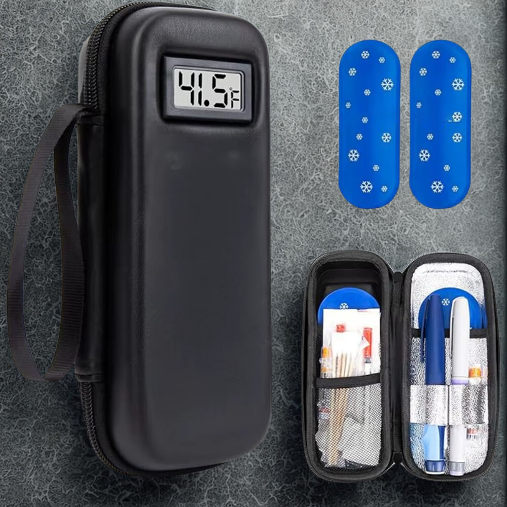 Insulin Cooler Travel Case with Temperature Display