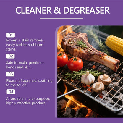 🔥HOT SALE 60% OFF🍖🧼Fast-Acting Heavy-Duty Grill Degreaser Spray✨