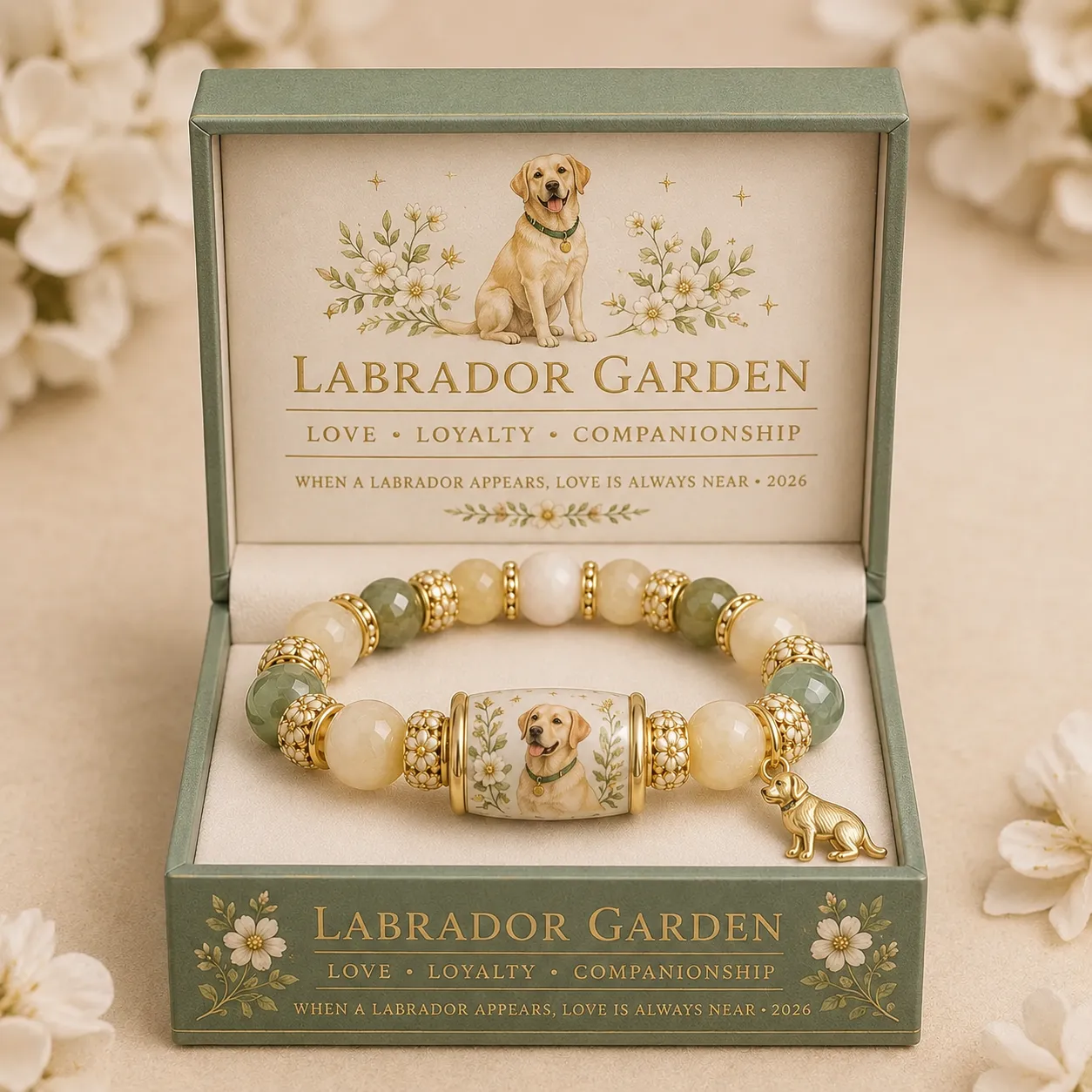 🐕‍🦺 Labrador Garden™ Charm Bracelet Gift Set