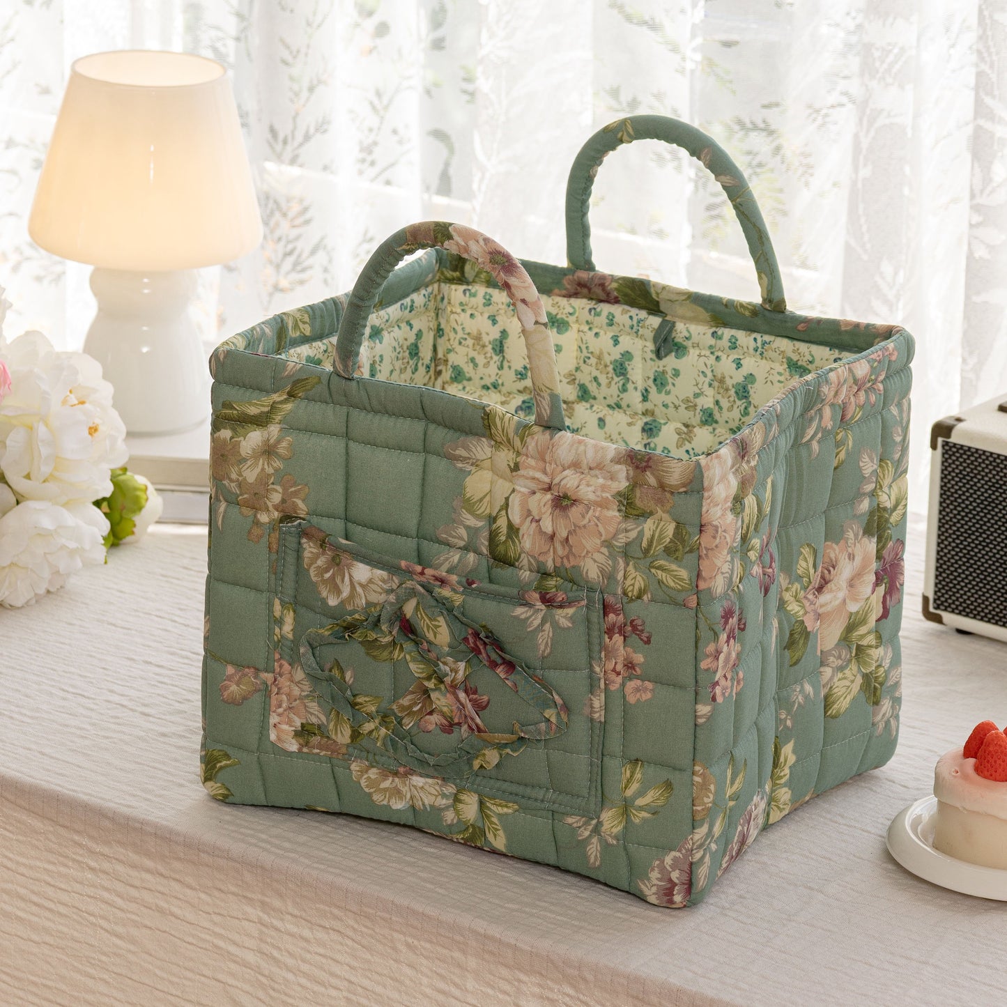 BUY 2 FREE SHIPPING🚗🧺Car storage basket with handle - foldable washable storage basket and multi-purpose fabric box