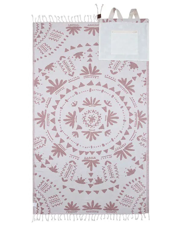 SWIRL TURTLE🏖️ 2-in-1 Organic Cotton Towel Bag