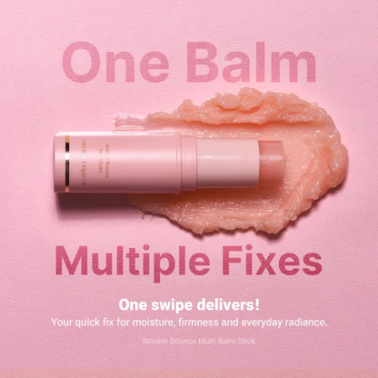 Wrinkle Bounce Balm ✨ Multi-Use Collagen Stick for Face, Lips & Neck 💖 Hydrating, Anti-Aging & Glow-Boosting 🌸