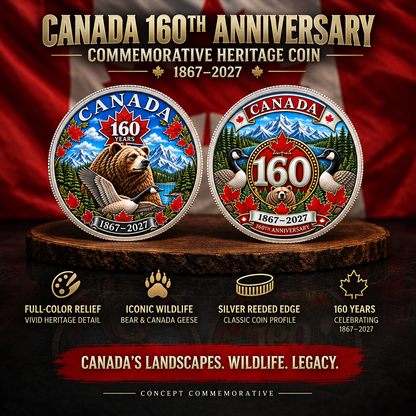 Canada 160th Anniversary Commemorative Heritage Coin
