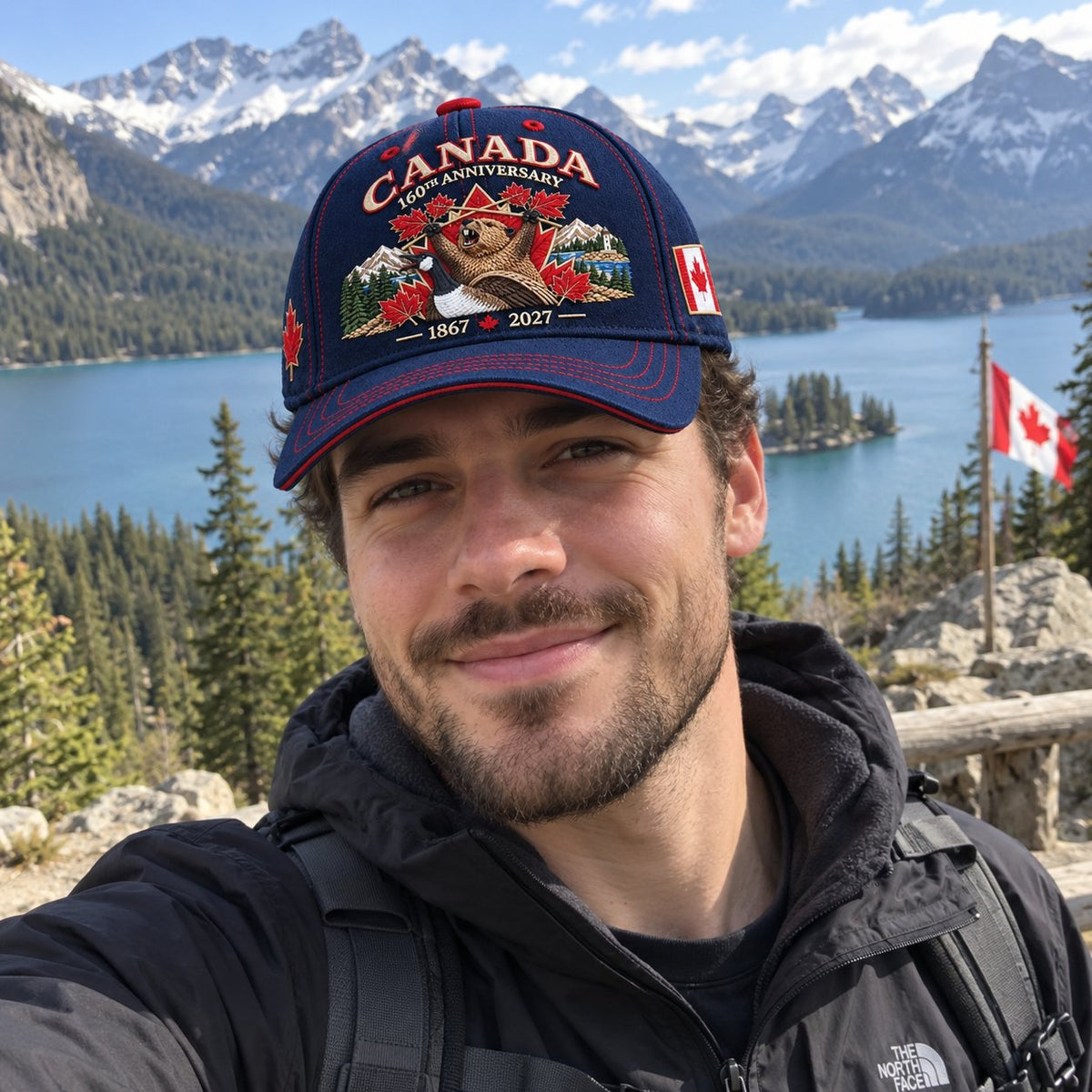 🍁 Canada 160th Anniversary 1867–2027 – Premium Embroidered Heritage Cap ✨ 100% Cotton • Detailed Embroidery • Comfortable Fit