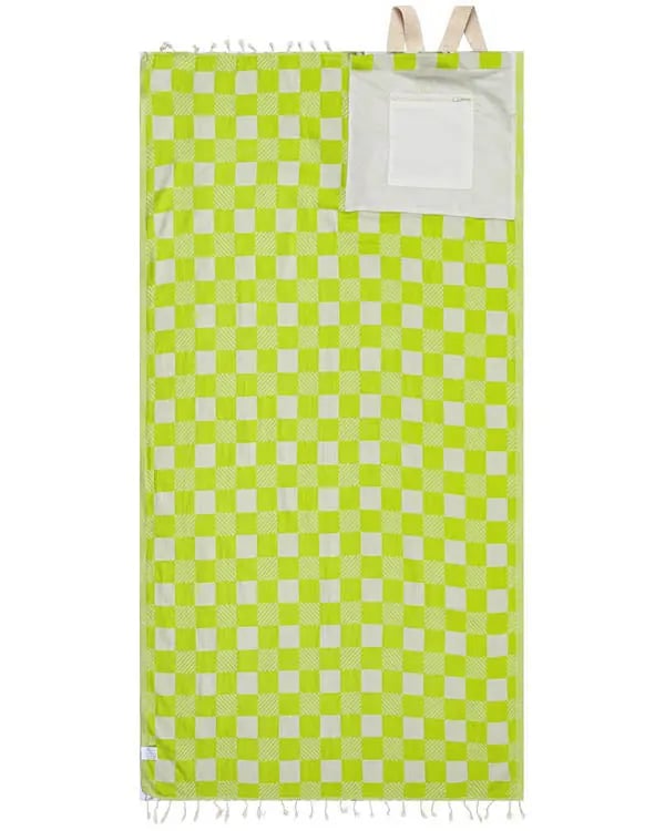 SWIRL TURTLE🏖️ 2-in-1 Organic Cotton Towel Bag