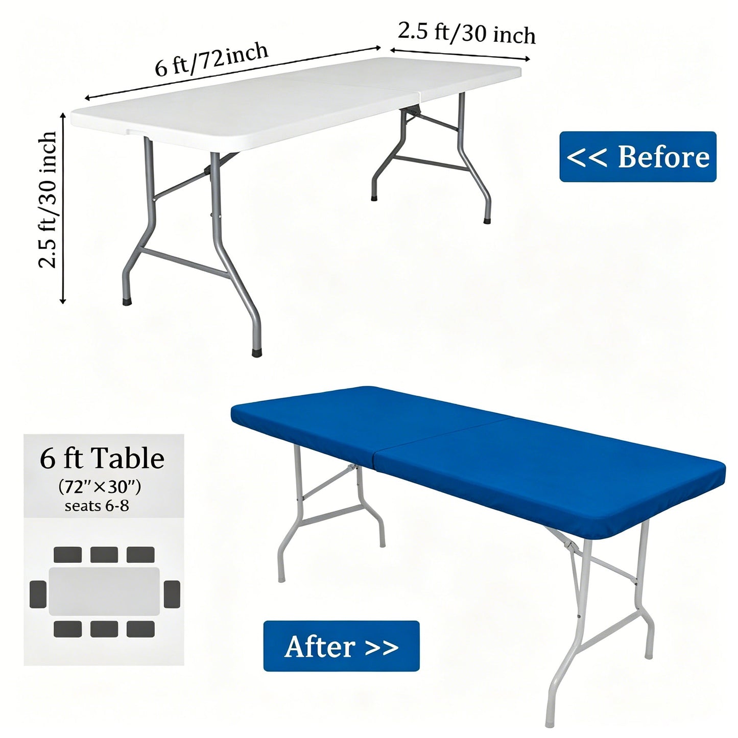 🛋️ Waterproof Stretchy Table Cover