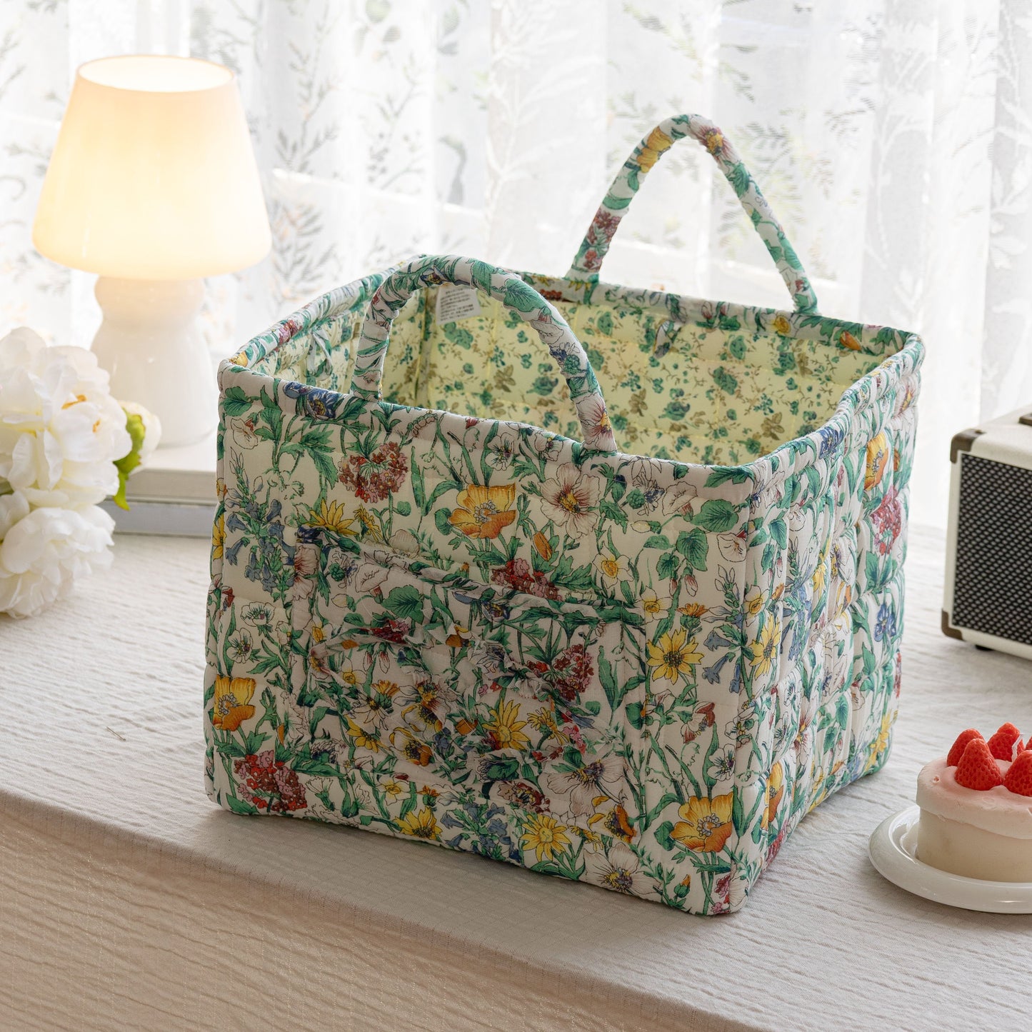BUY 2 FREE SHIPPING🚗🧺Car storage basket with handle - foldable washable storage basket and multi-purpose fabric box