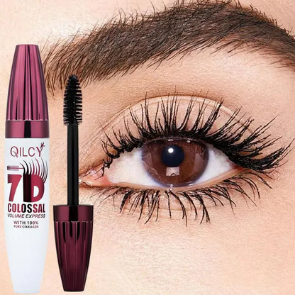 🎁Last Day ✨Women 7D Waterproof Volume Mascara | Long Lasting Curling Lashes Smudge Proof, Natural Volume Professional Eye Makeup Beauty