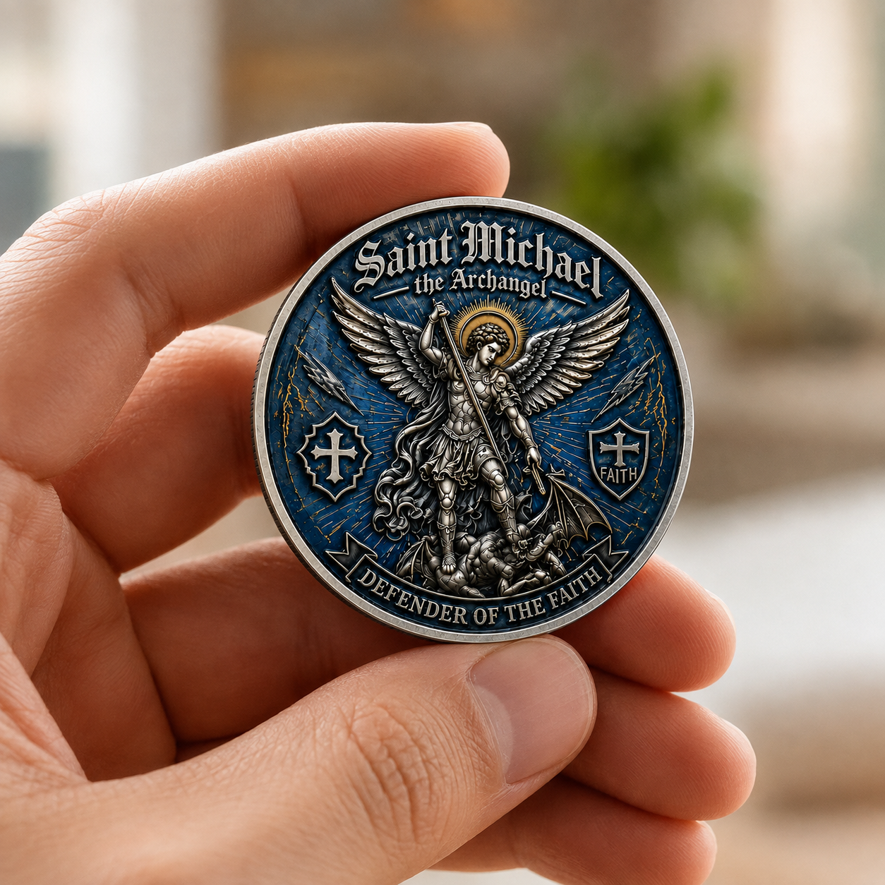 ST. MICHAEL — CARRY A REMINDER OF PROTECTION, COURAGE & FAITH