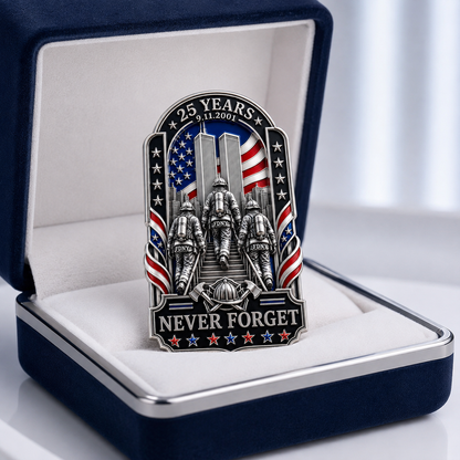 9/11 Never Forget Commemorative Brooch