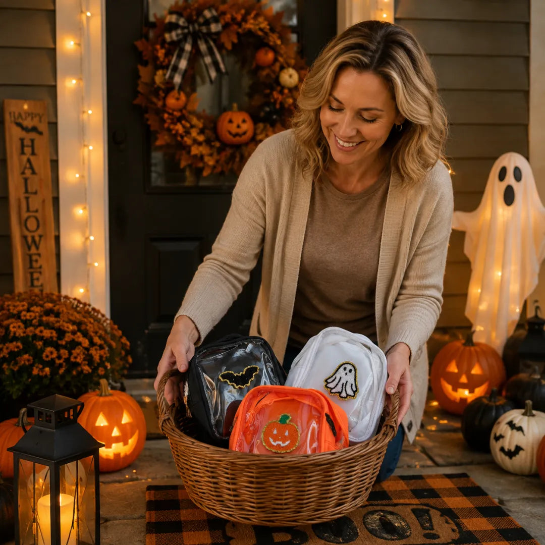 🎃 Halloween Clear Treat Bag | Cute Candy & Party Favor Bag