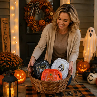 🎃 Halloween Clear Treat Bag | Cute Candy & Party Favor Bag