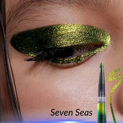 ✨Kalevios Epiphany Glow Melt-On Eyeliner | 🌈Multichrome💧Waterproof⏳Long-Lasting, Rave Makeup😎 Festival Makeup, Cosmetic Gift