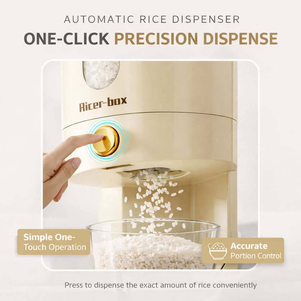Kitchen Grain Dispenser Container 🍚