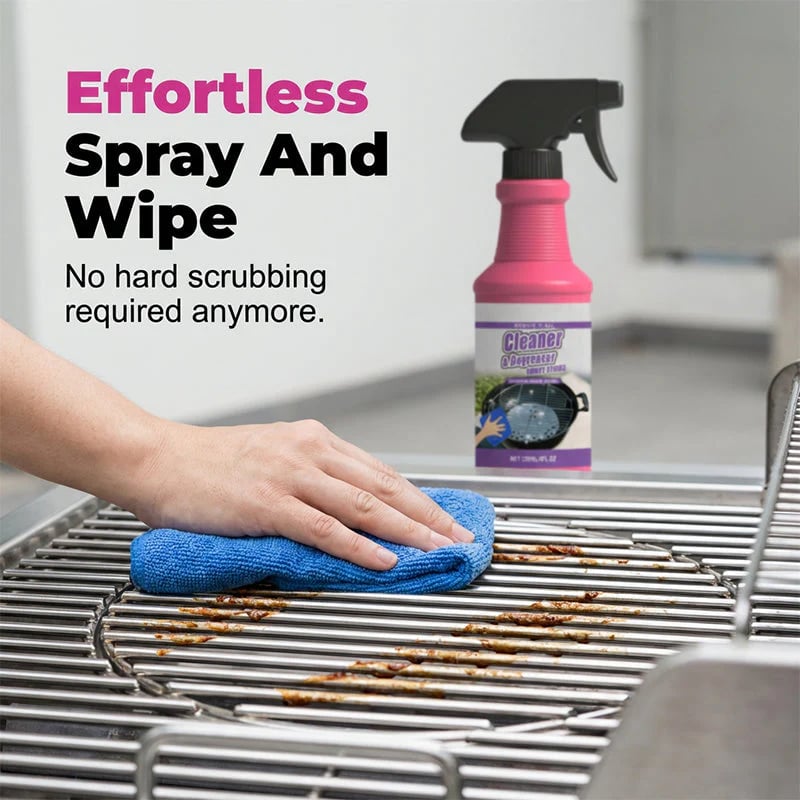 🔥HOT SALE 60% OFF🍖🧼Fast-Acting Heavy-Duty Grill Degreaser Spray✨
