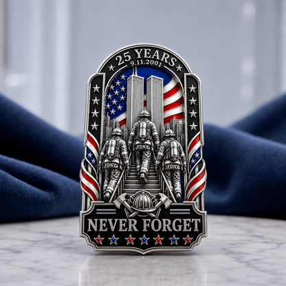 9/11 Never Forget Commemorative Brooch