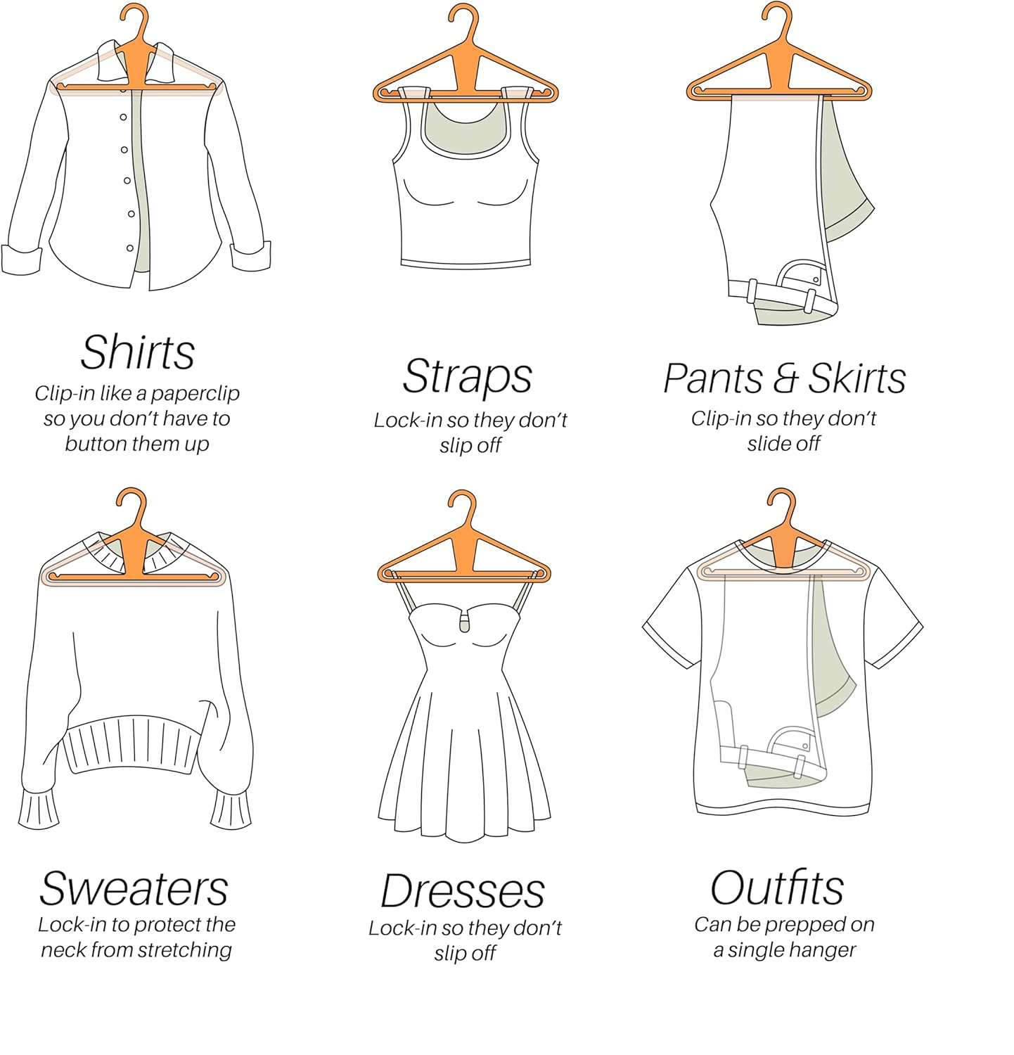 👚✨100% Recycled High-Strength Hangeroo Hanger - Heavy-Duty Non-Slip Hanger for All Clothes