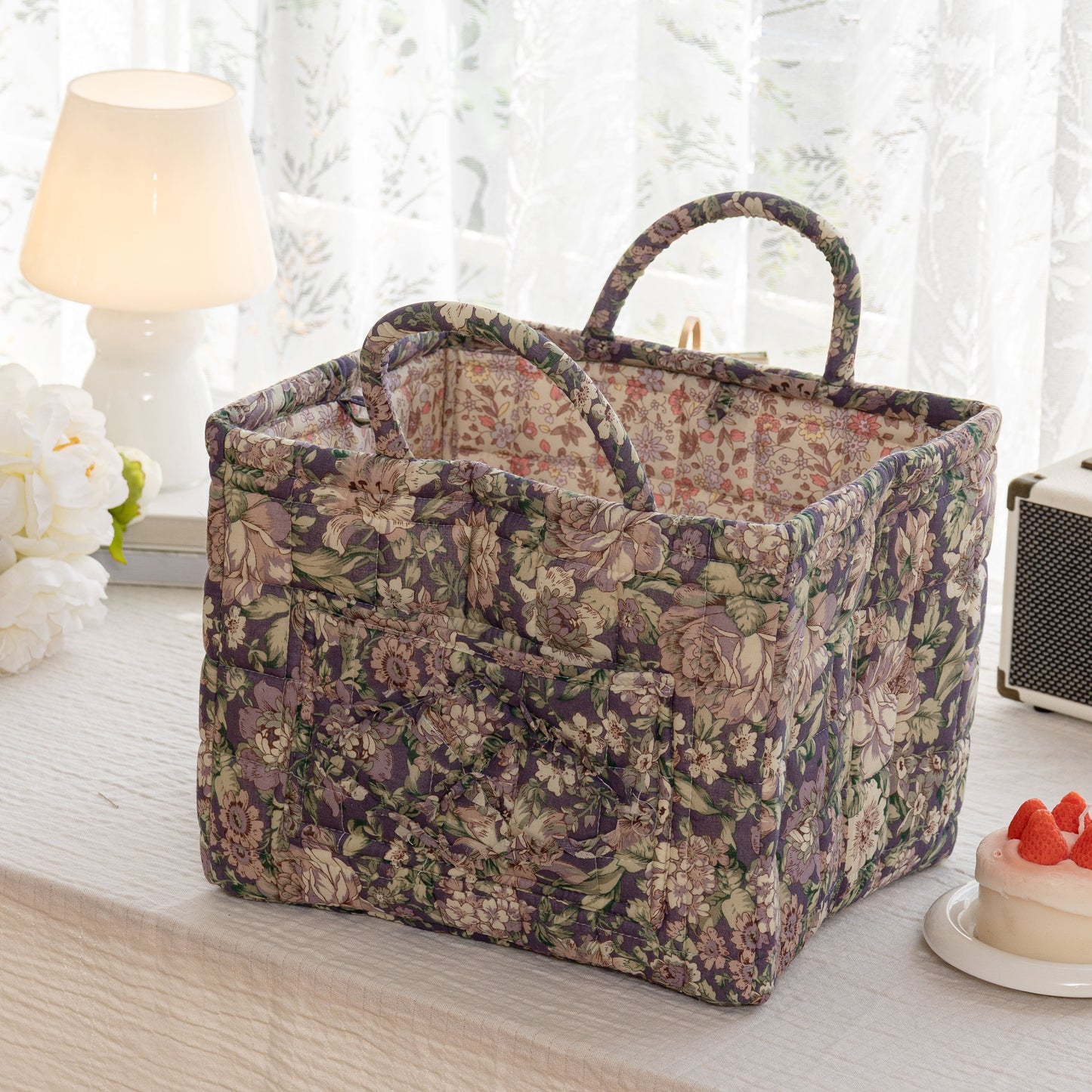 BUY 2 FREE SHIPPING🚗🧺Car storage basket with handle - foldable washable storage basket and multi-purpose fabric box