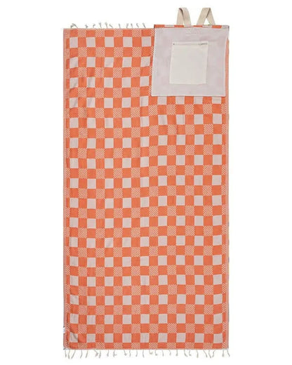 SWIRL TURTLE🏖️ 2-in-1 Organic Cotton Towel Bag
