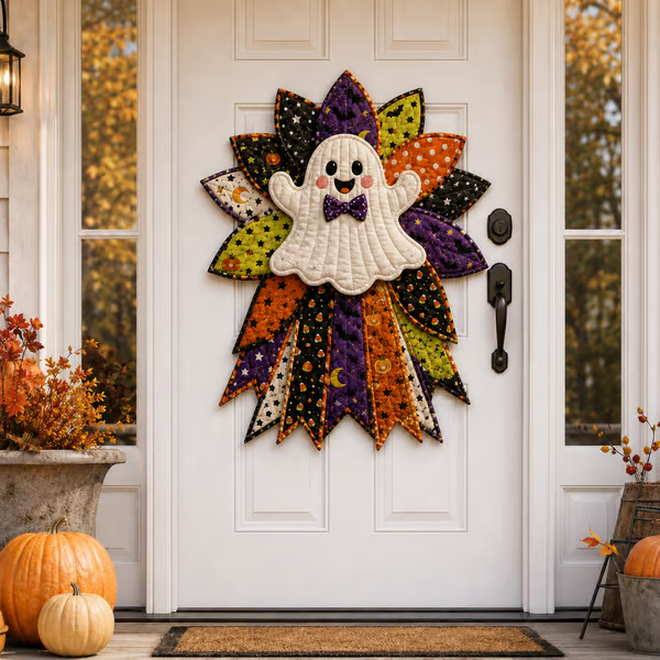 ⏳ Last Day 49% OFF – 🎃 Beginner-Friendly Oversized Halloween Character Quilted Door Hanger Sewing Kit | Complete Kit with All Tools & Step-by-Step Guide Included 💕