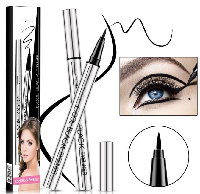 Long-lasting eyeliner -lightweight, waterproof,vegan,cruelty-free,24-hour smooth application,ultra- creamy and silky smooth texture.