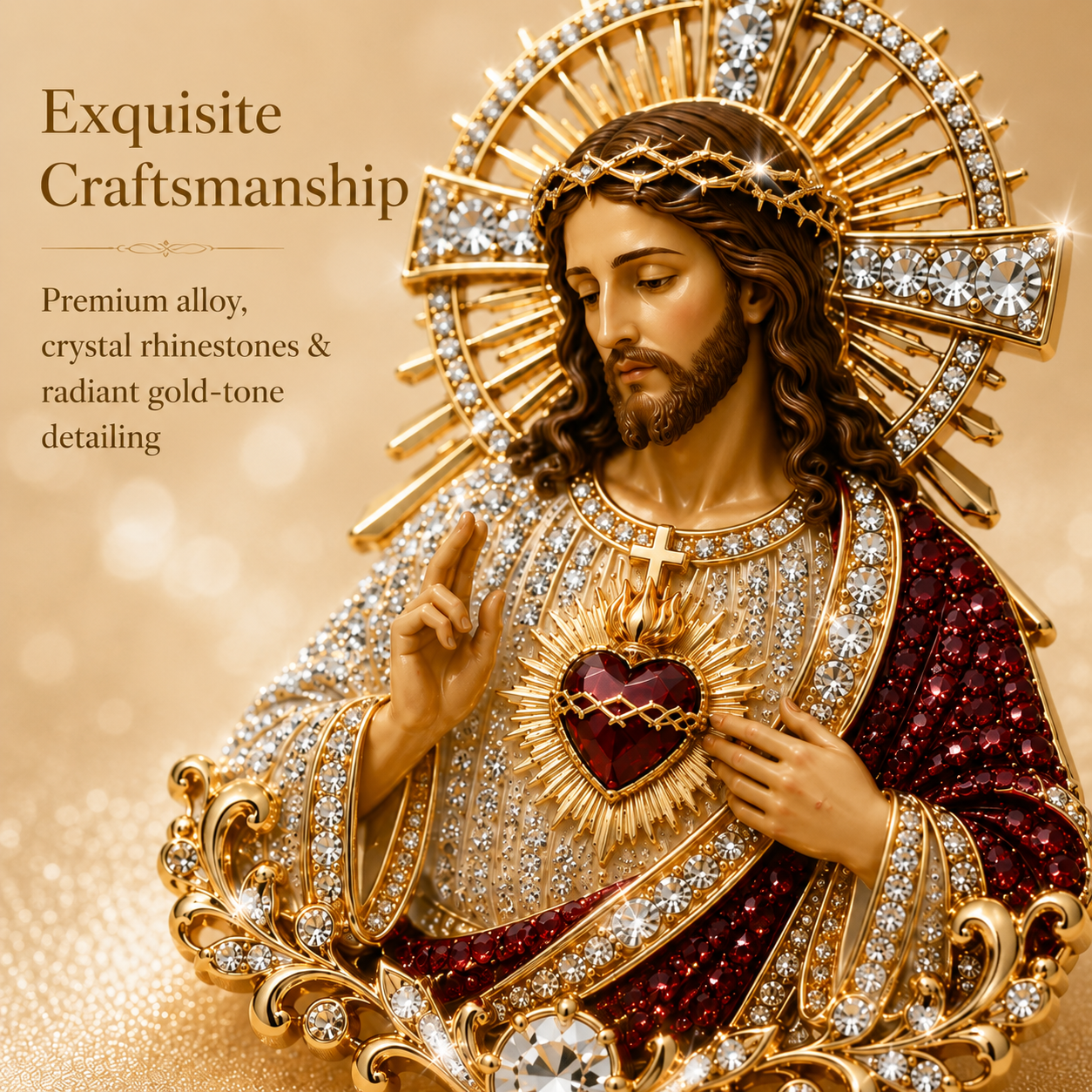 Sacred Heart of Jesus Brooch