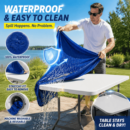 🛋️ Waterproof Stretchy Table Cover