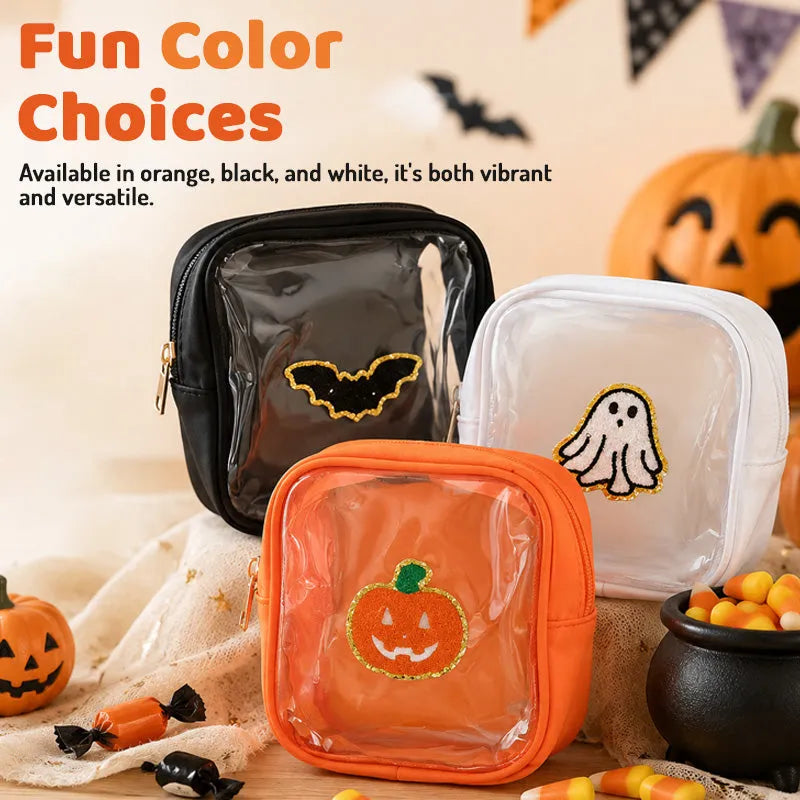 🎃 Halloween Clear Treat Bag | Cute Candy & Party Favor Bag